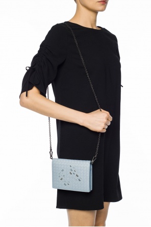 Wallet on chain with 'intrecciato' pattern, zdjęcie 2 Wallet on chain with 'intrecciato' pattern od Bottega Veneta